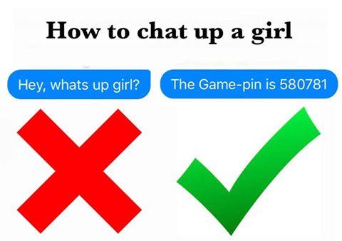 How to chat a girl up